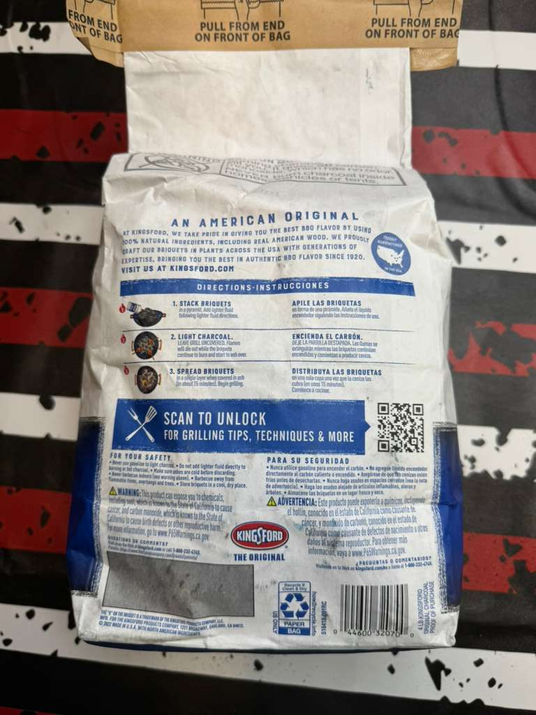 Kingsford Original Charcoal Briquets - 100% natural