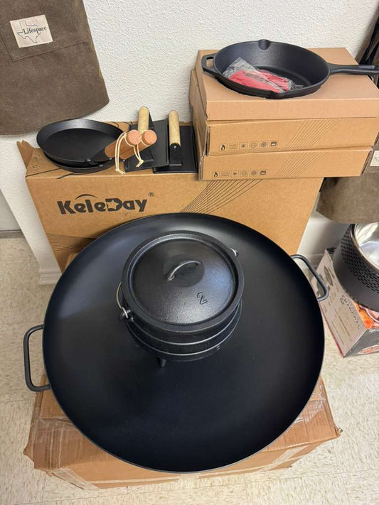 Lifespace Steel Disco Pan / Discada Skillet - 3 Sizes Available