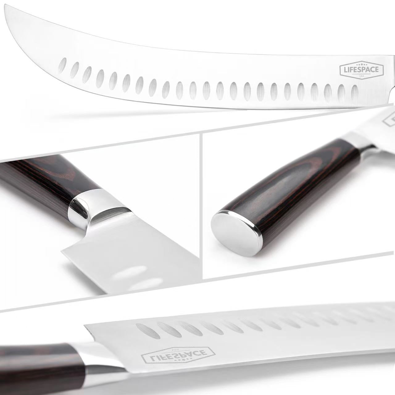 Lifespace 12" Slaughter Carving Knife in Gift Box