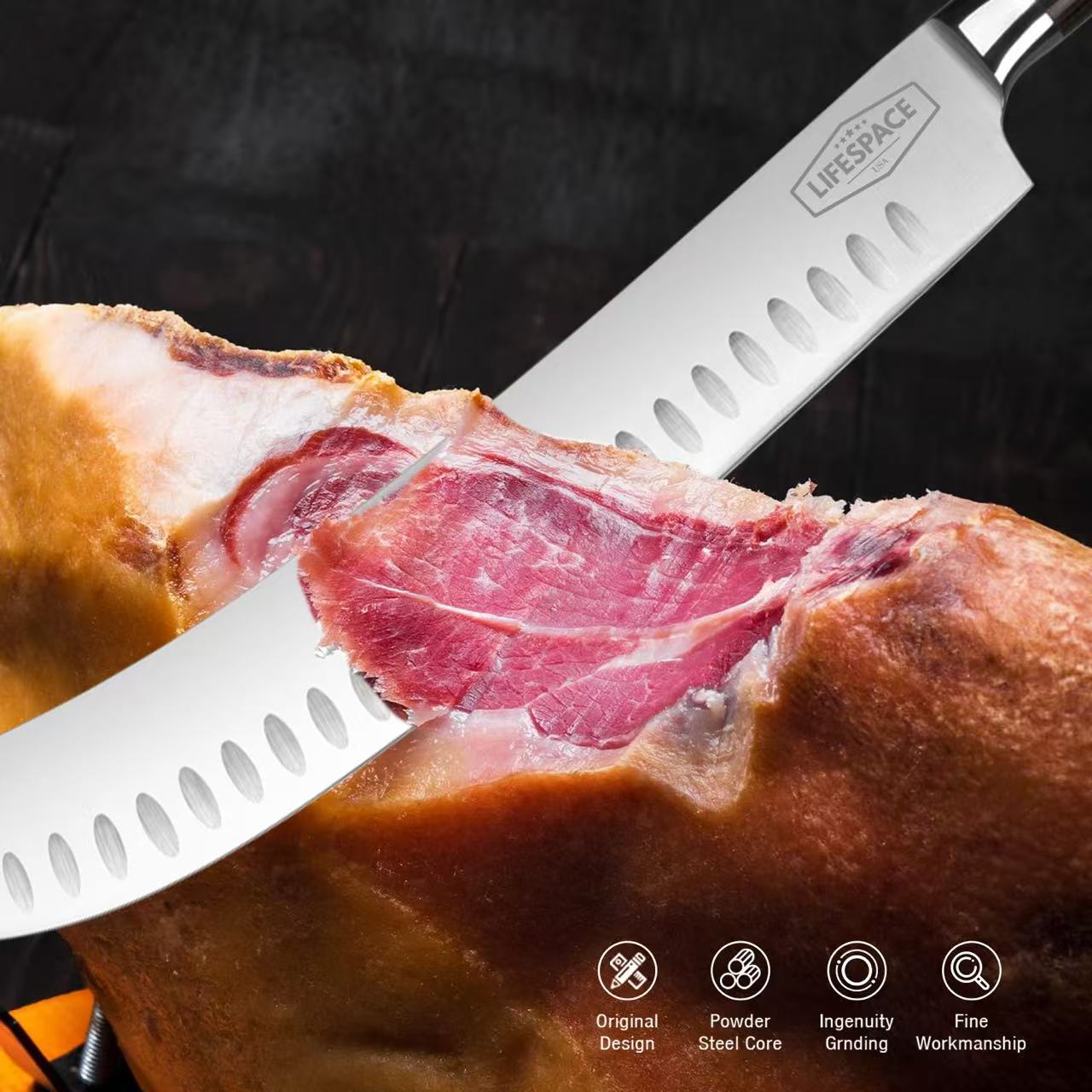 Lifespace BBQ Slicing Pro Bundle — Built for Brisket, Ribs & Roasts