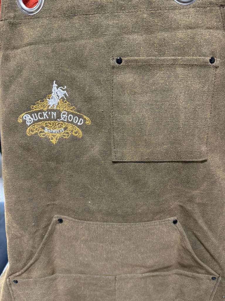 Lifespace Premium Khaki Wax Canvas BBQ Grill Work Apron