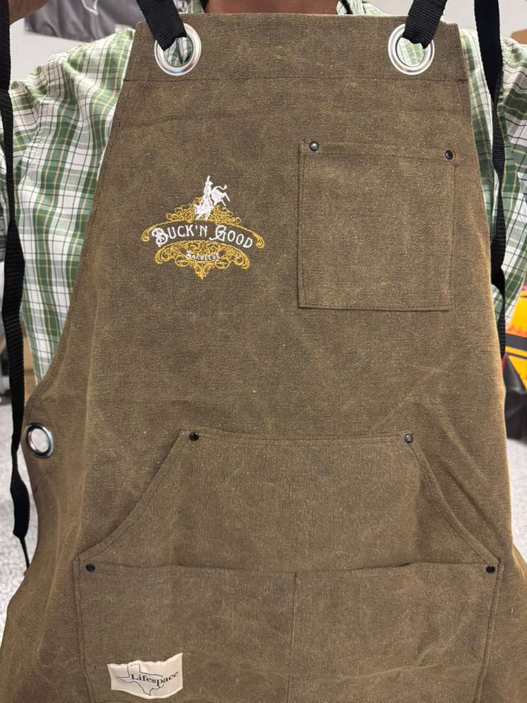Lifespace Premium Khaki Wax Canvas BBQ Grill Work Apron