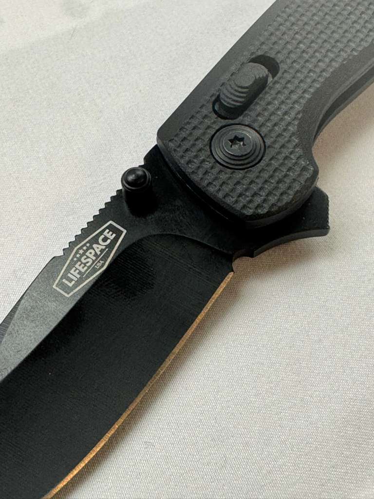 Lifespace Black EDC Folding Knife in Gift Box