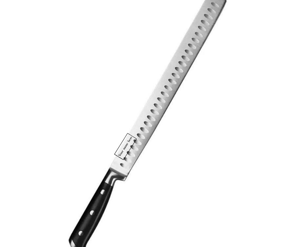 Lifespace Premium BBQ Brisket Carving Knife in Gift Box - 12in Stainless Steel Blade