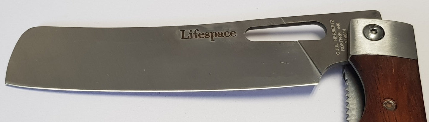 Lifespace 440A Stainless Steel Folding Japanese Chef Knife - Fantastic  outdoor knife 