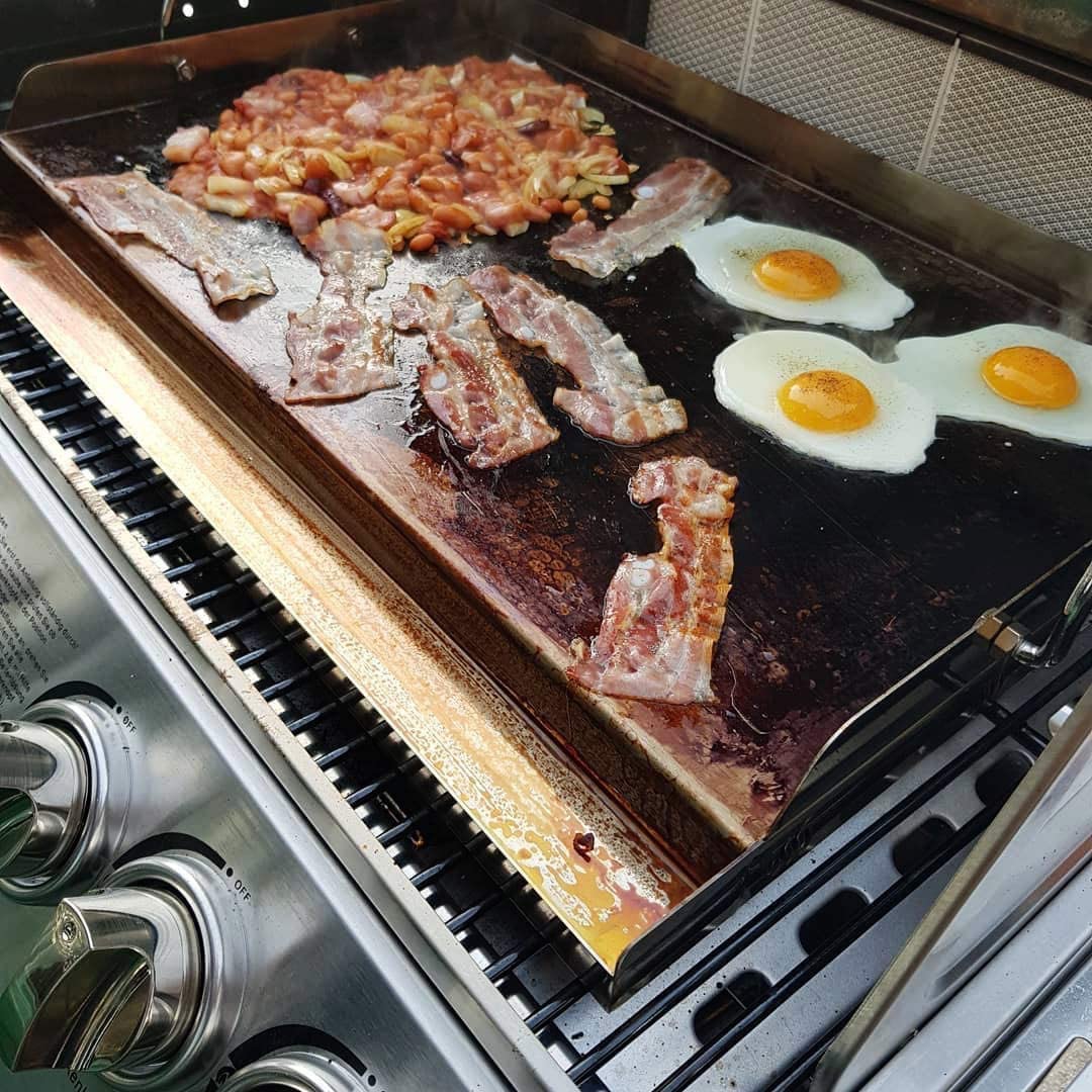 Lifespace 17.5 Inch Stainless Steel BBQ Flat Top Griddle