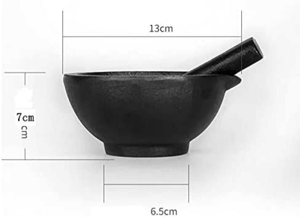 Lifespace Cast Iron Mortar & Pestle