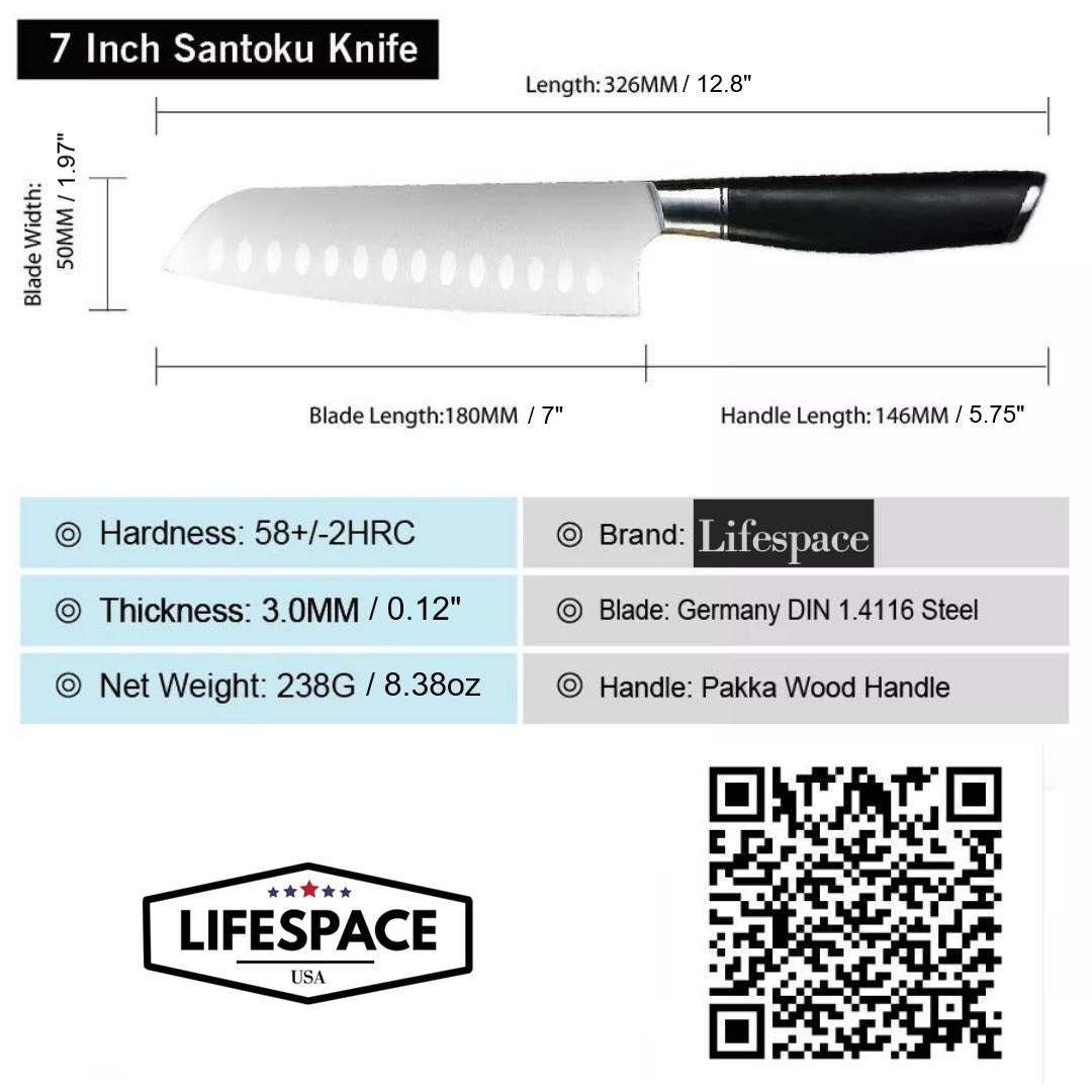 Lifespace Classic Japanese All Purpose Kitchen Knife