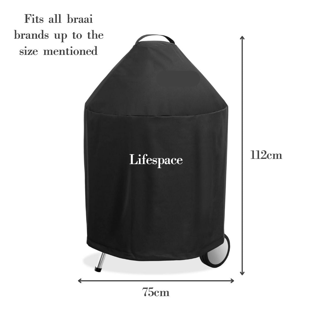 Lifespace Lightweight 22in Kettle Grill Cover