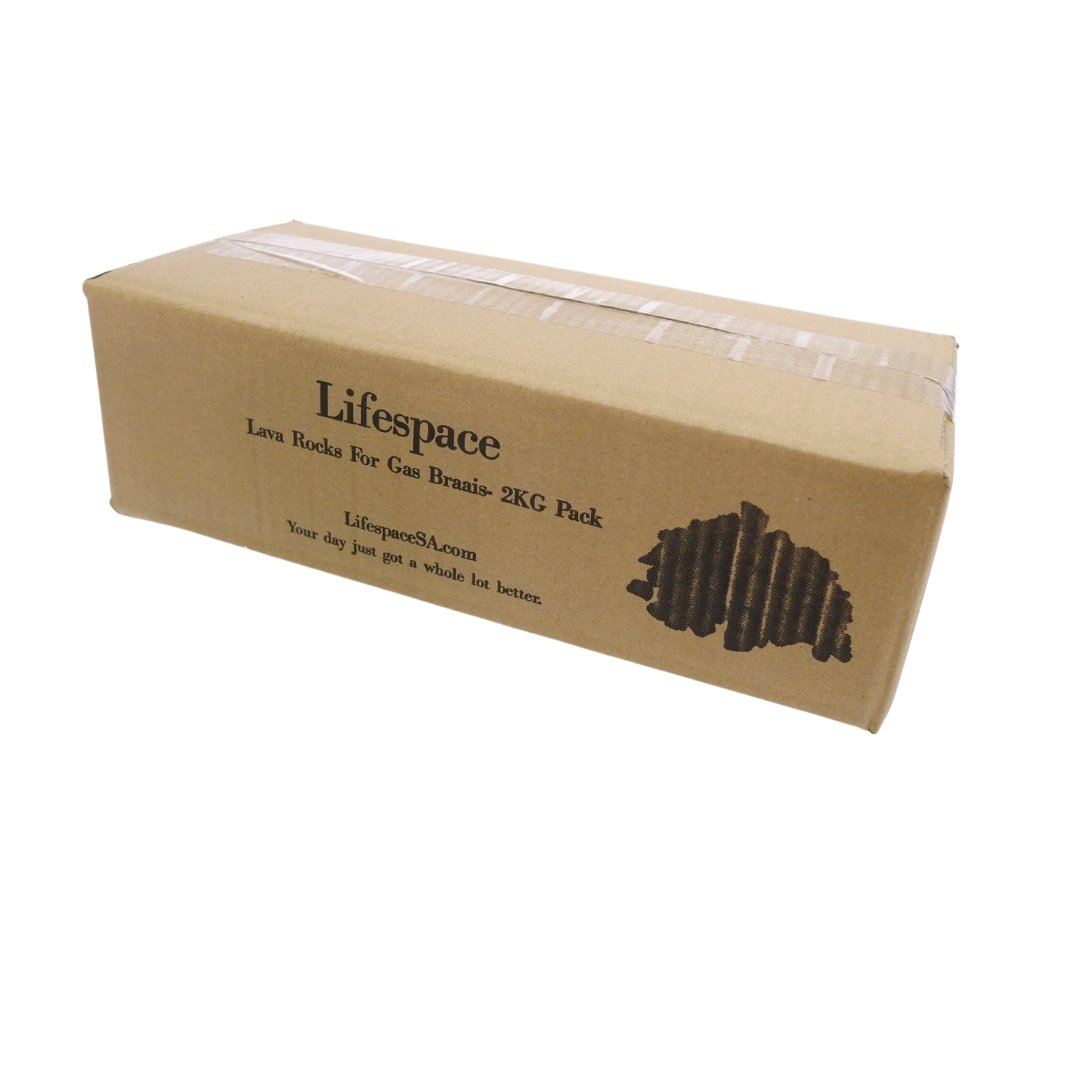 Lifespace Natural Lava Rocks For Gas Grills, Firepits & Fireplaces