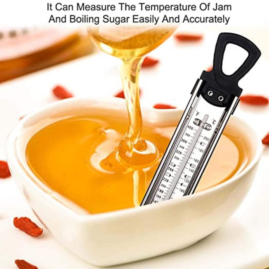 Lifespace Precision Stainless Steel Candy or Jam Thermometer