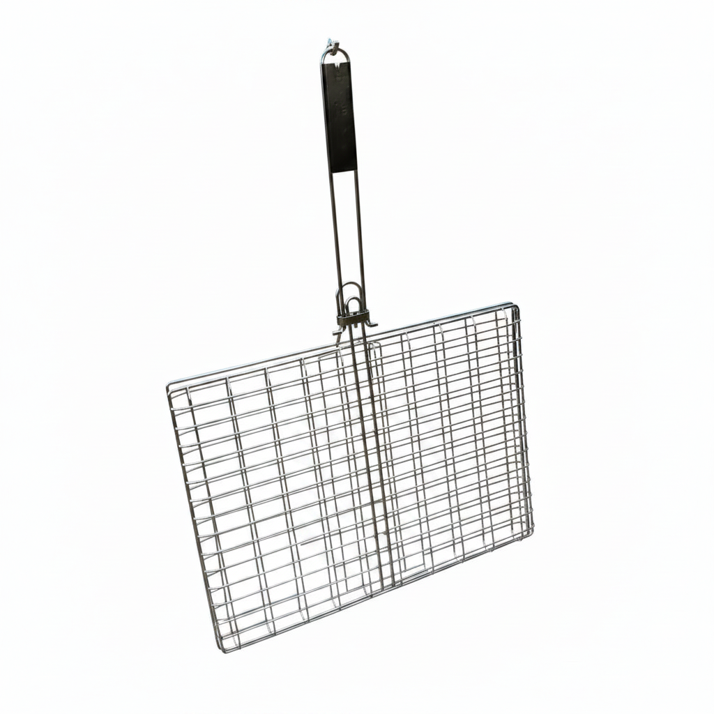 Lifespace Ultimate Live-Fire Cooking Bundle - Grill Basket + Folding Stand + Double Rib Stand