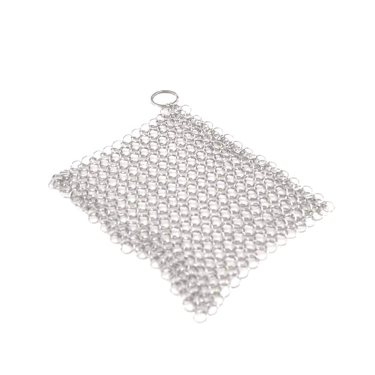 Lifespace Stainless Steel Cast Iron Cookware Chainmail Scrubber