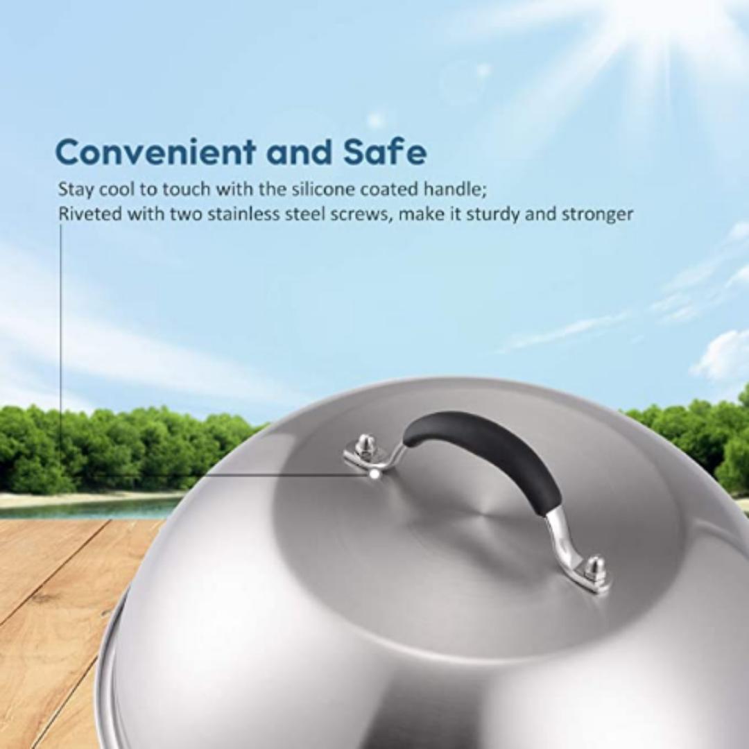Lifespace Stainless Steel Grill Dome Lid