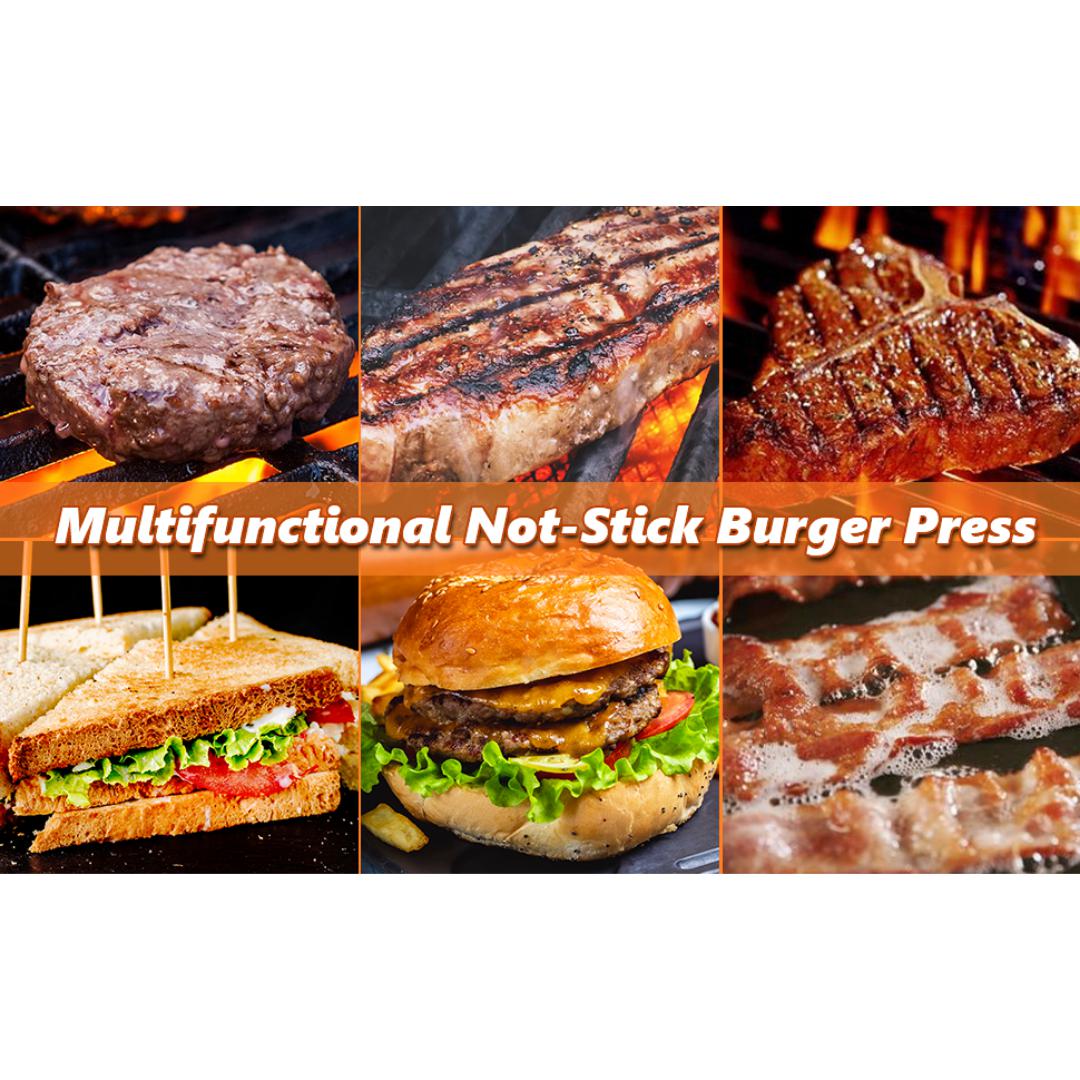 Lifespace Smash Burger Bundle — Burger Press & Grill Dome Lid Set
