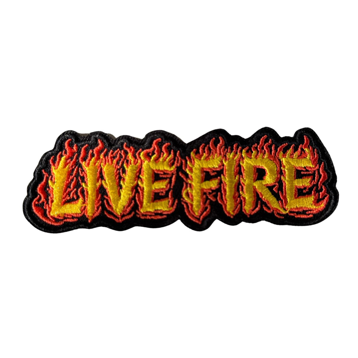 Lifespace 4" "Live Fire" Embroidered Iron-on Patch
