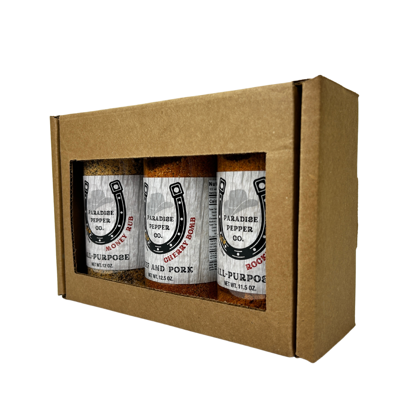 Paradise Pepper Co. Seasoning "Texas Trio" Bundle in Gift Box