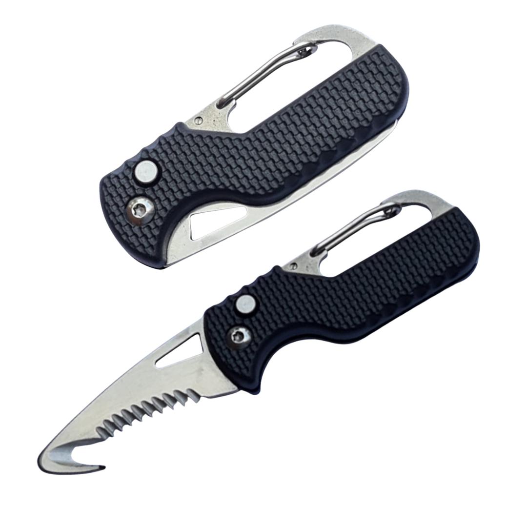 Lifespace Utility Keychain Knife / Seatbelt Cutter with Carabiner - Lifespace